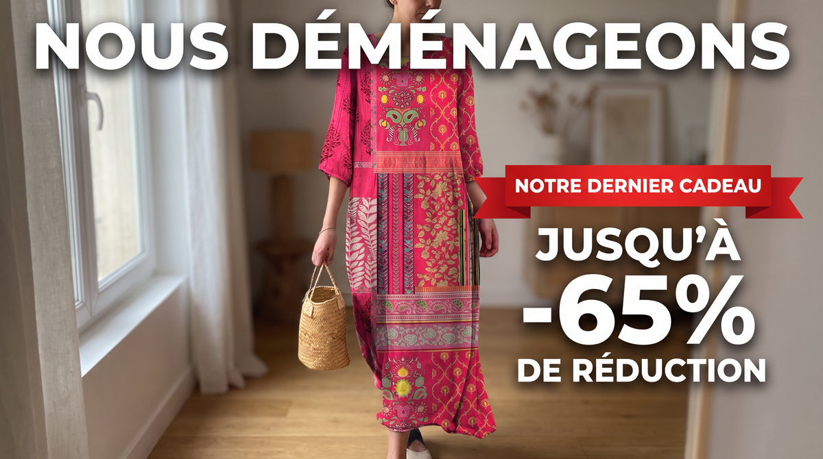 Banner de liquidação — mudança de loja