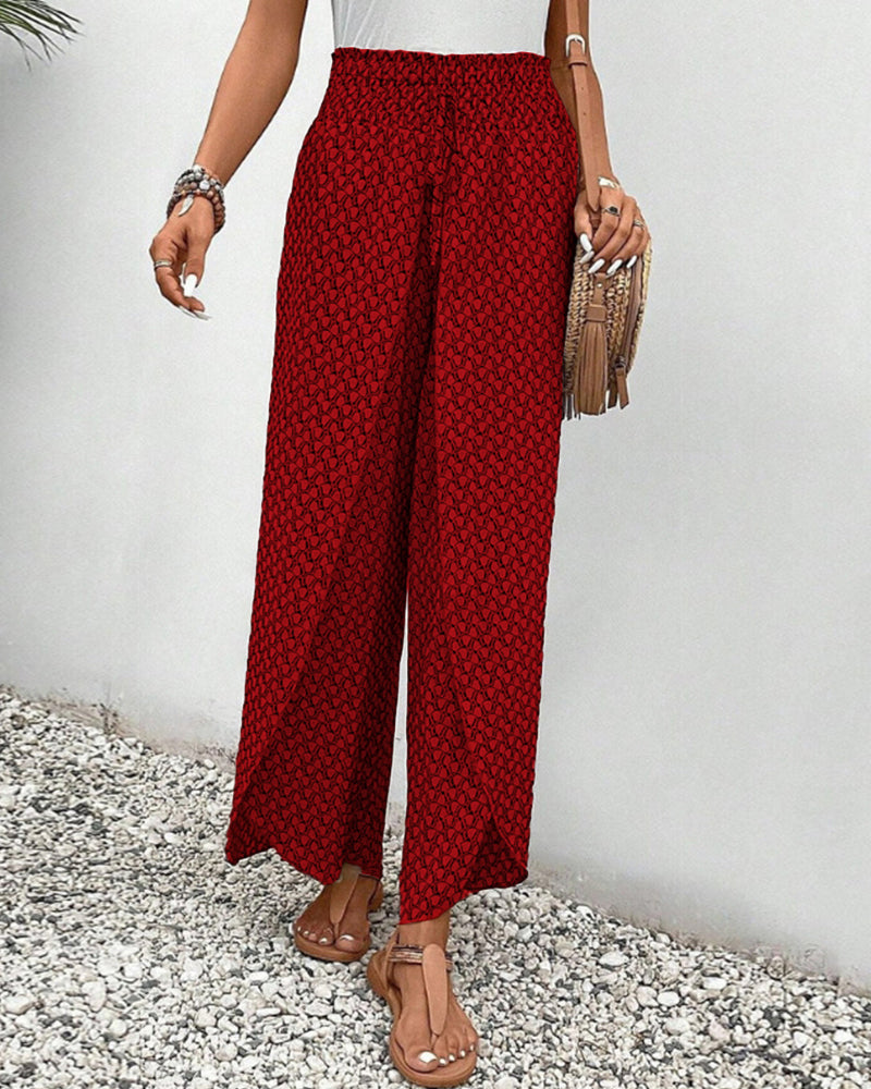 Sapphira | Pantalon large imprimé pour femme