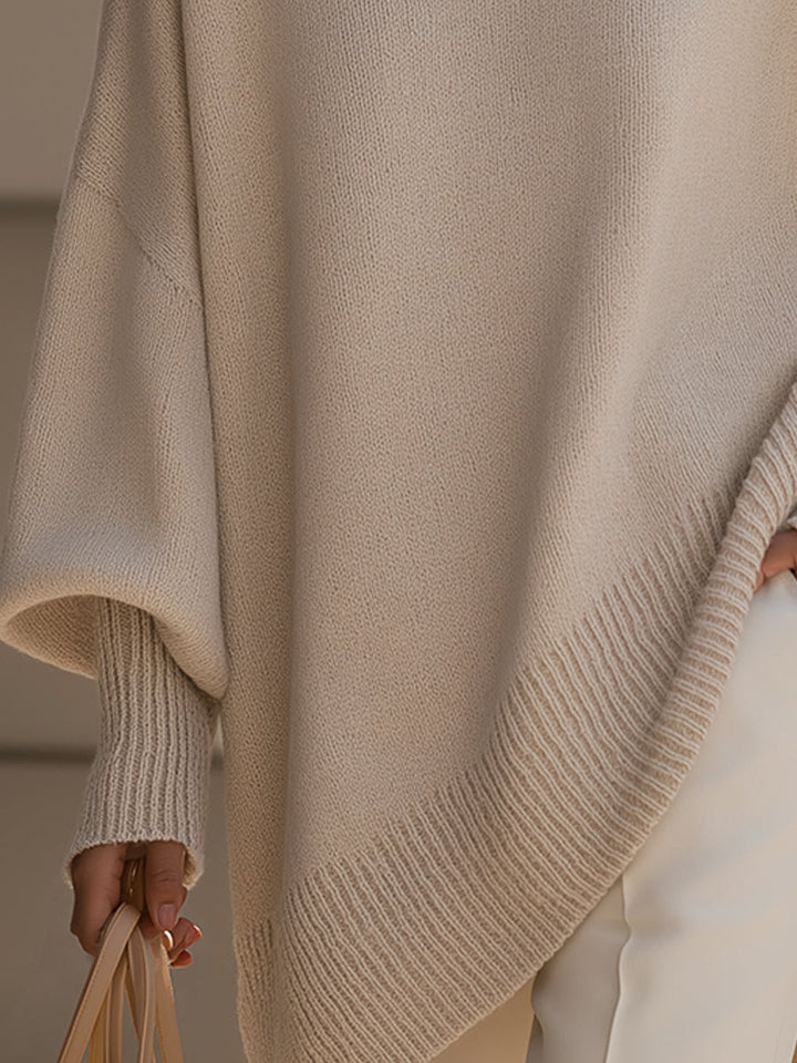 Alix | Pull Oversized en Coton et Acrylique Mélangés