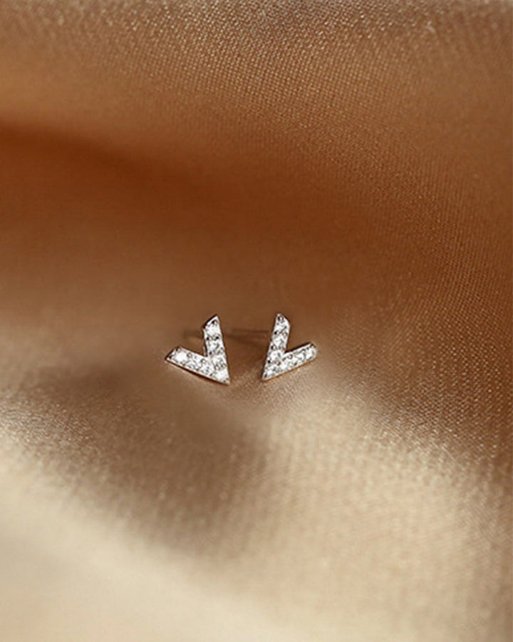 Boucles d'oreilles étoile en argent massif