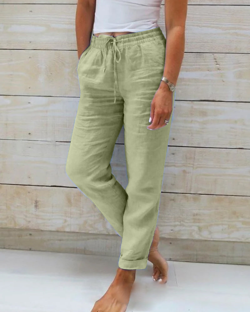 Pantalon Esteralda avec taille élastiqué