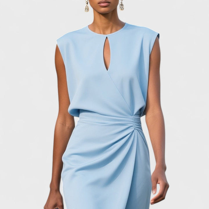 Élise | Robe portefeuille midi élégante