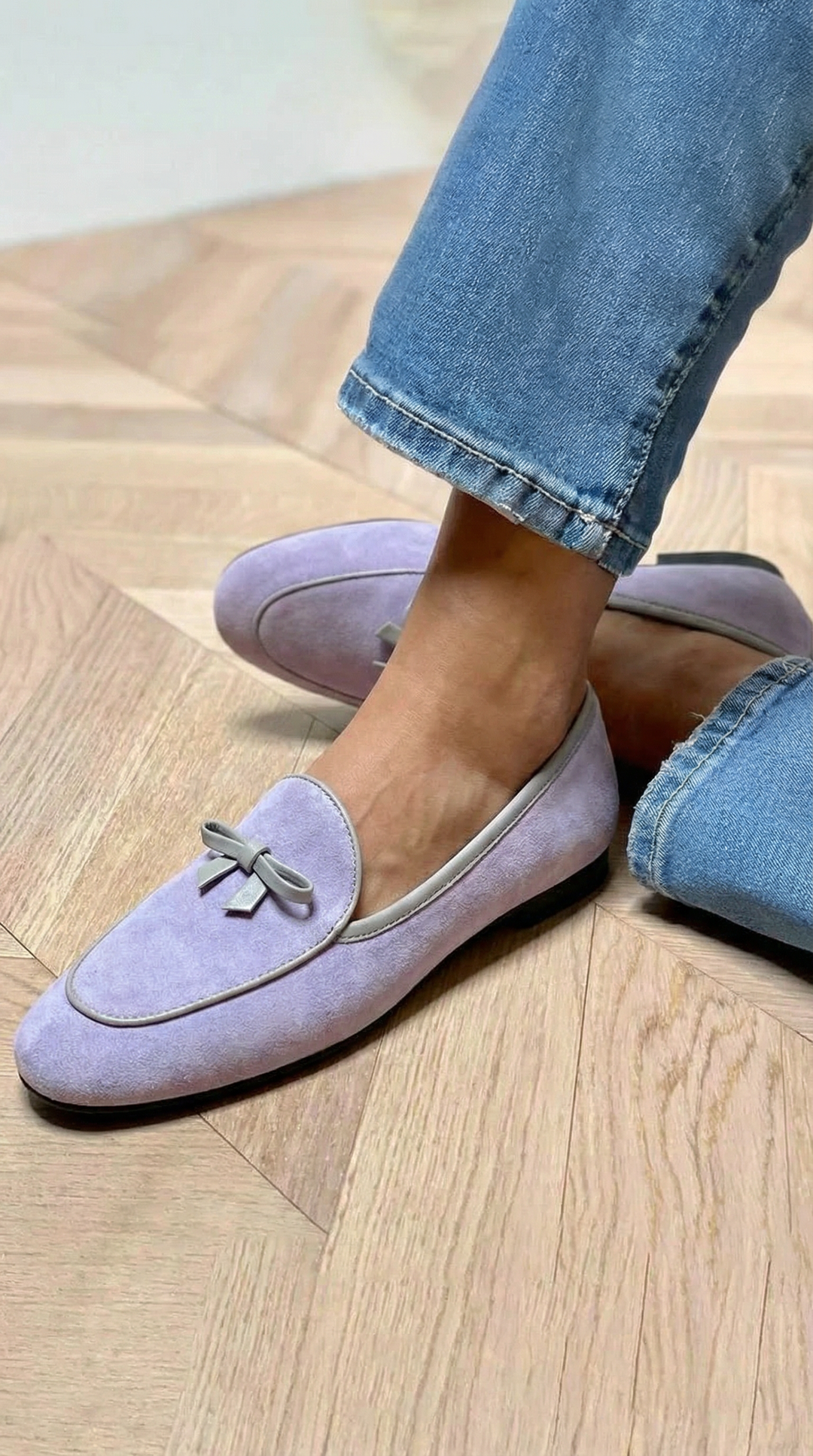 Geneviève - Chaussure Plate Élégante avec Nœud