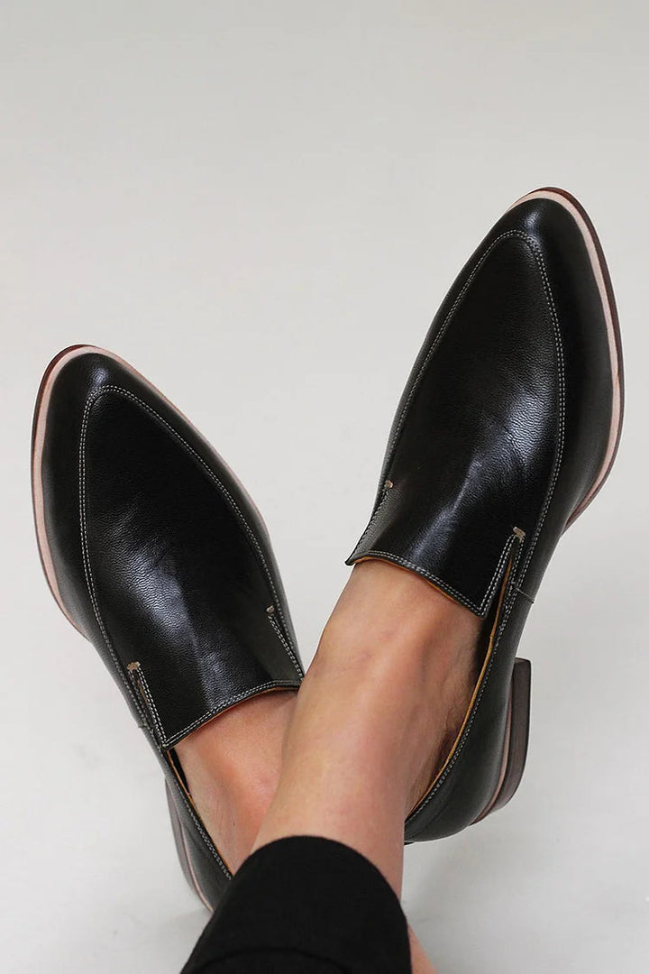 Thalia - Mocassins Minimalistes Sculptés
