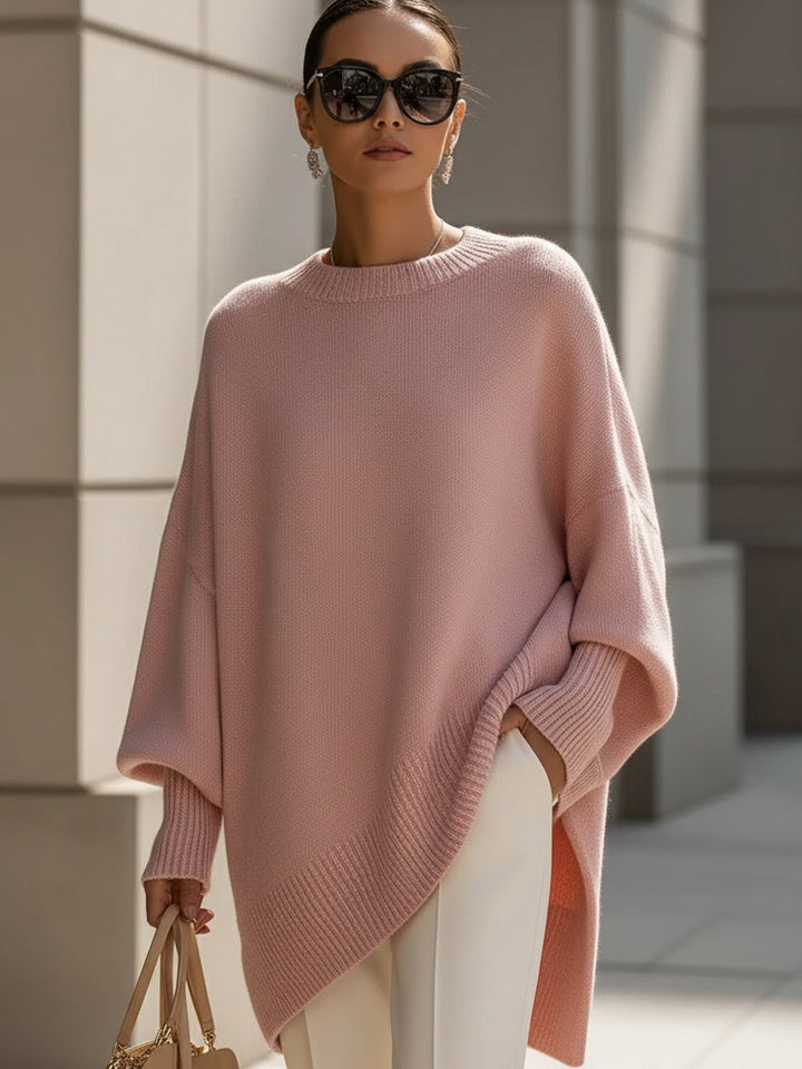 Alix | Pull Oversized en Coton et Acrylique Mélangés