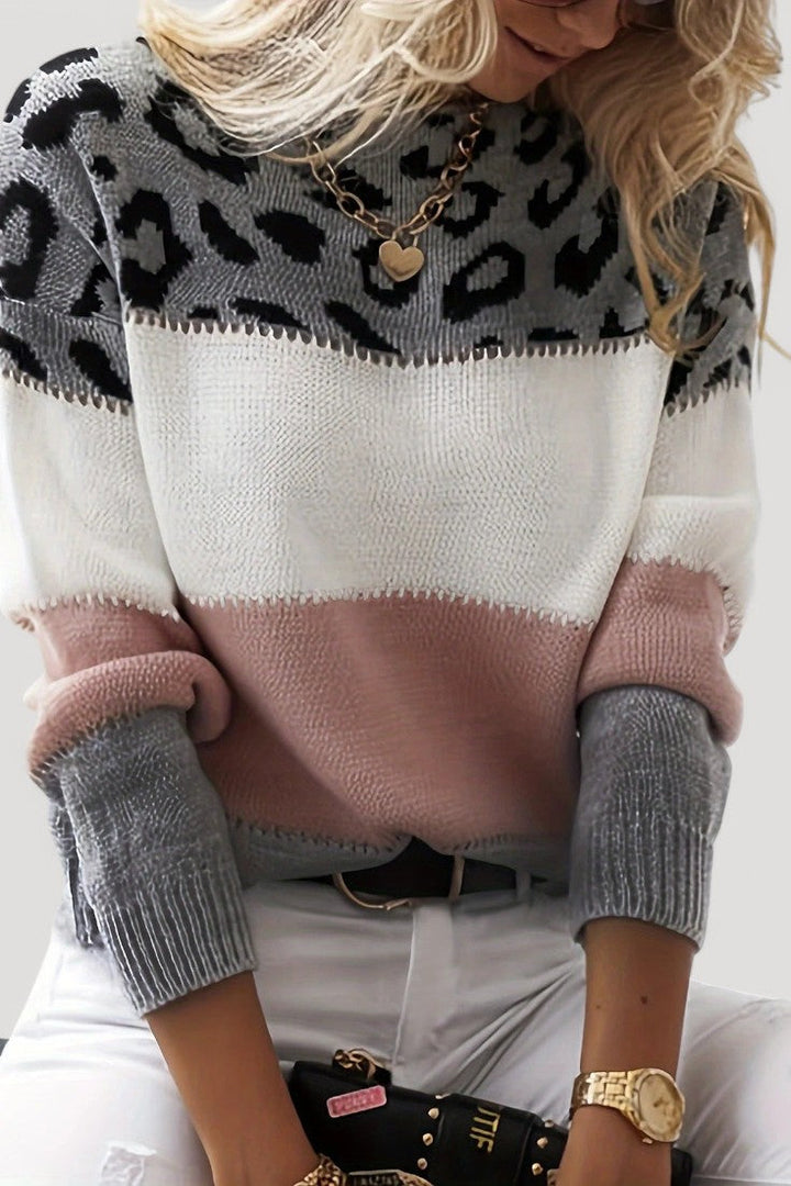 Élise | Pull à Motif Géométrique