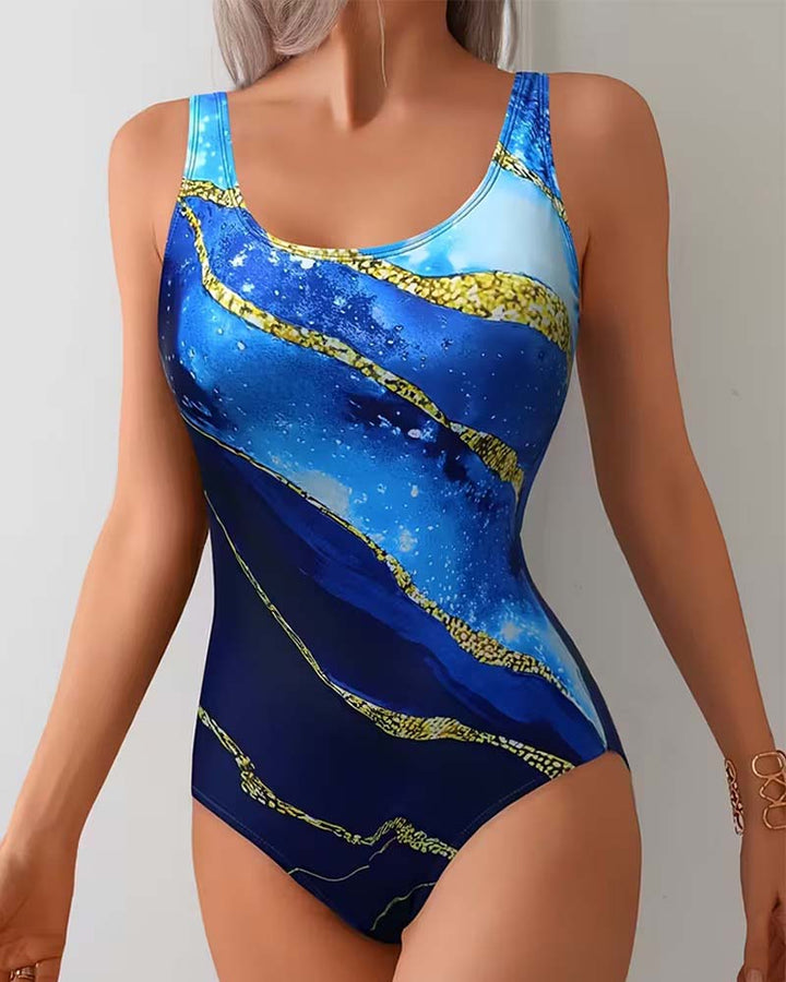 One-Piece Dégradé Imprimé
