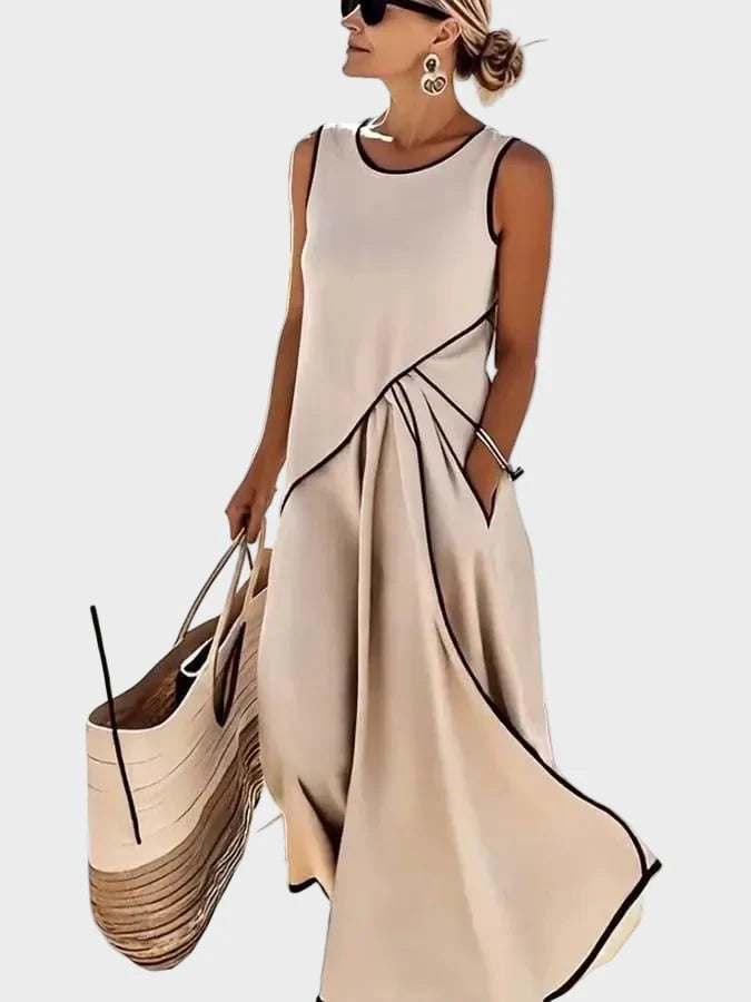 Élise | Robe Élégante Sans Manches