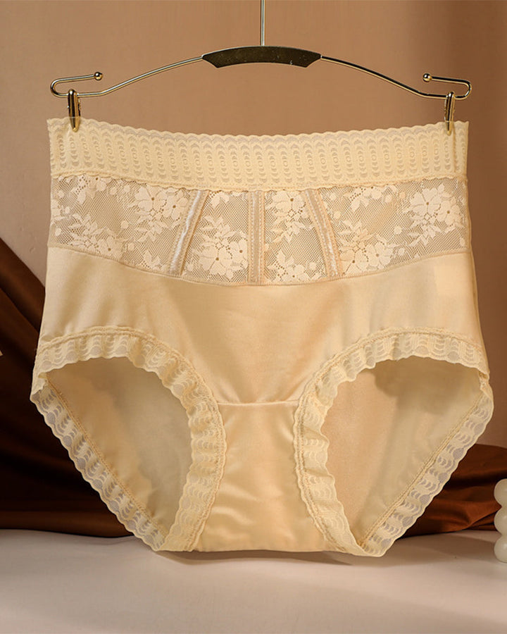 Culotte Taille Haute En Dentelle Pour Femmes