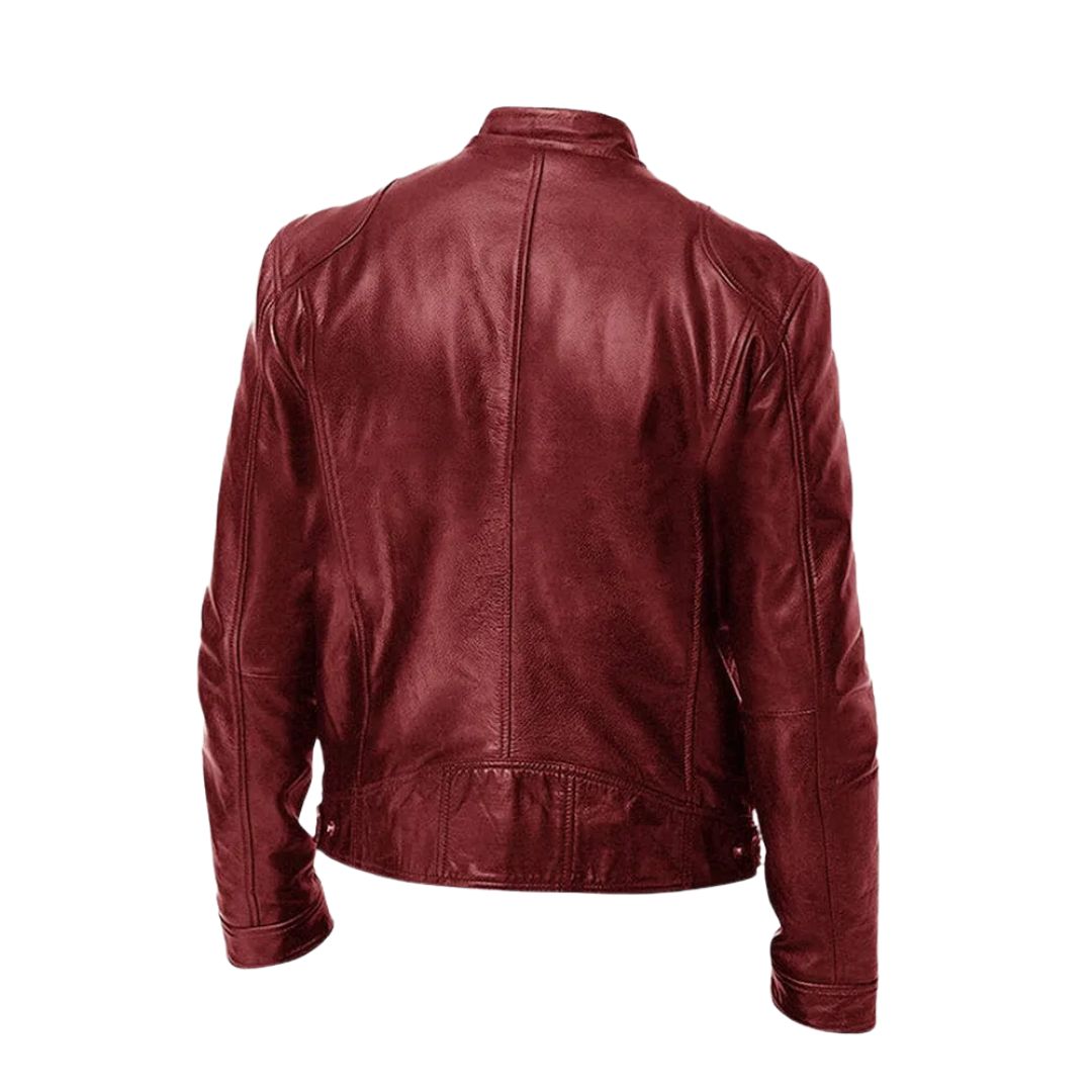 Hugo | Veste en cuir décontractée
