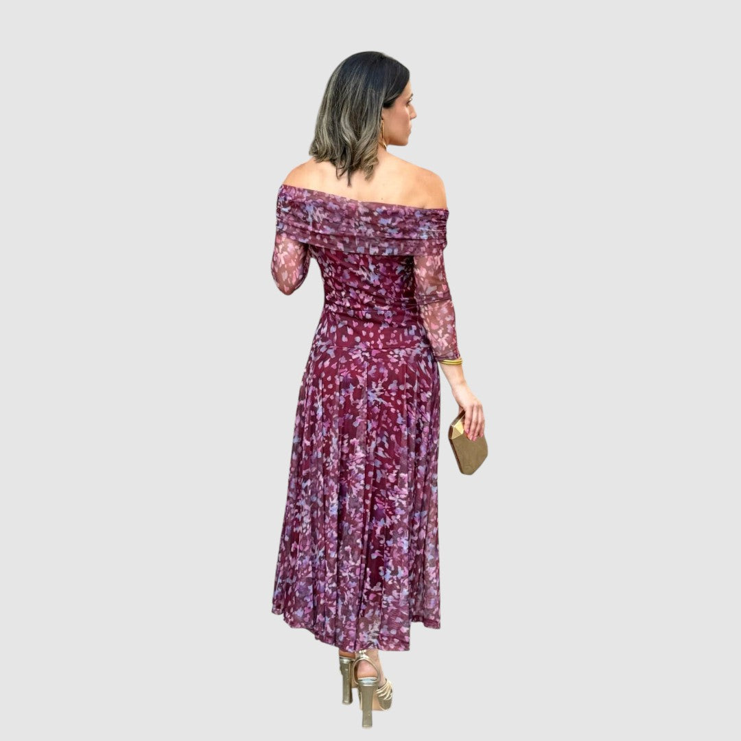 Chloé | Robe aux épaules dénudées