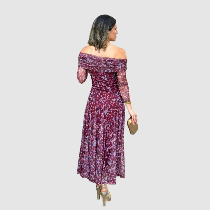 Chloé | Robe aux épaules dénudées