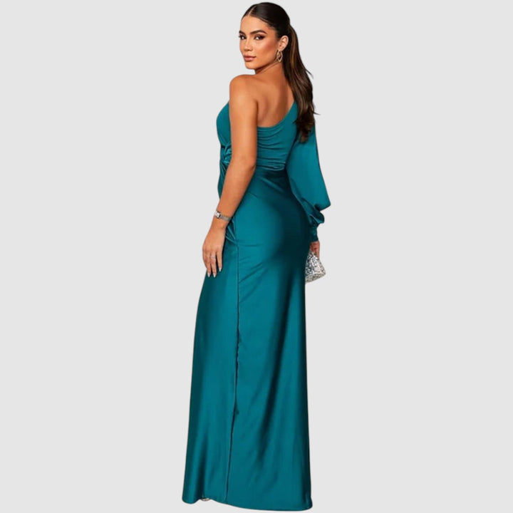 Élise | Élégante robe maxi asymétrique