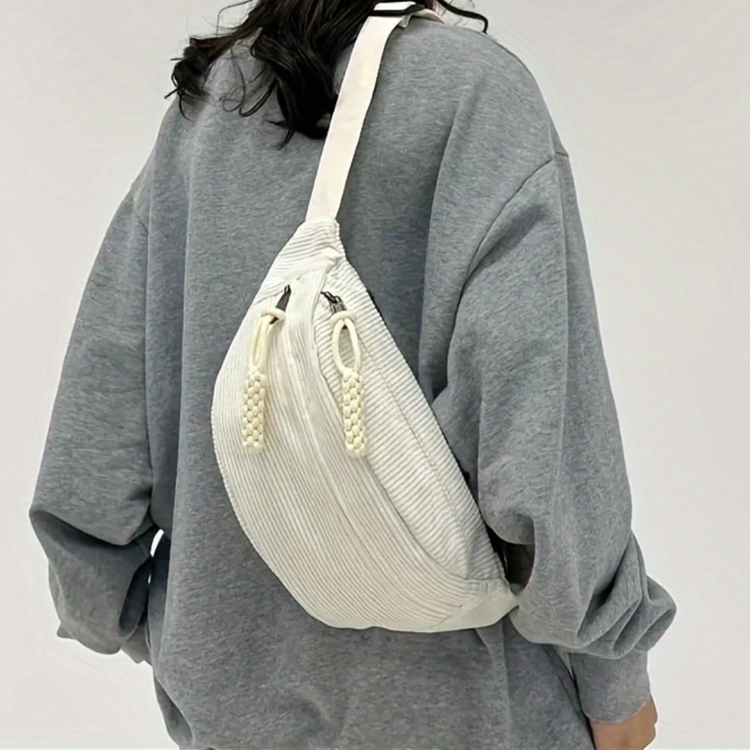 Alix | Sac porté épaule Velours côtelé