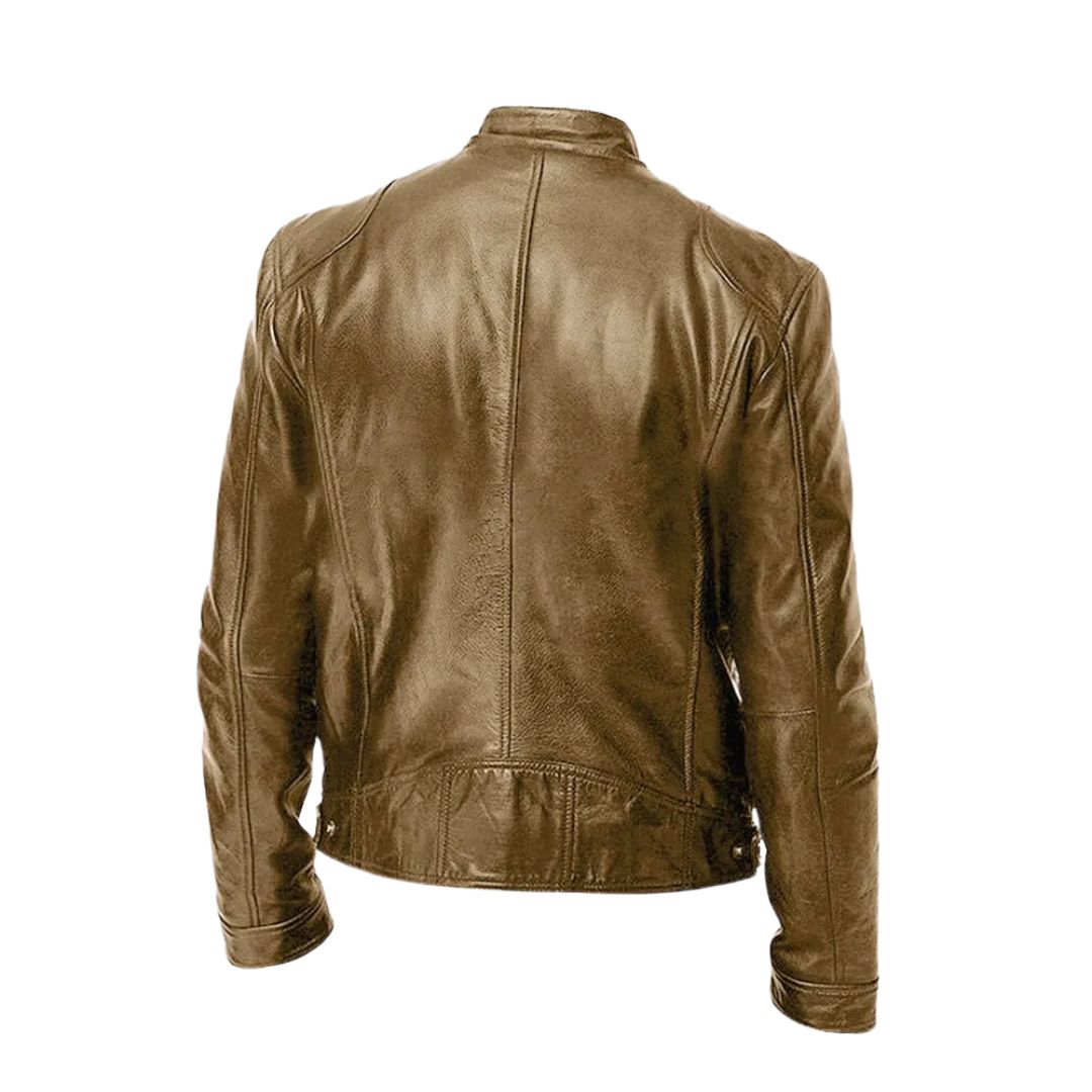 Hugo | Veste en cuir décontractée
