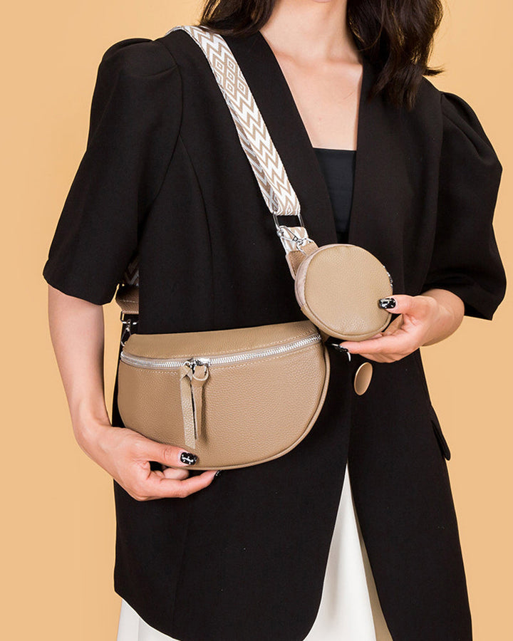 Sac à bandoulière en cuir pour femme