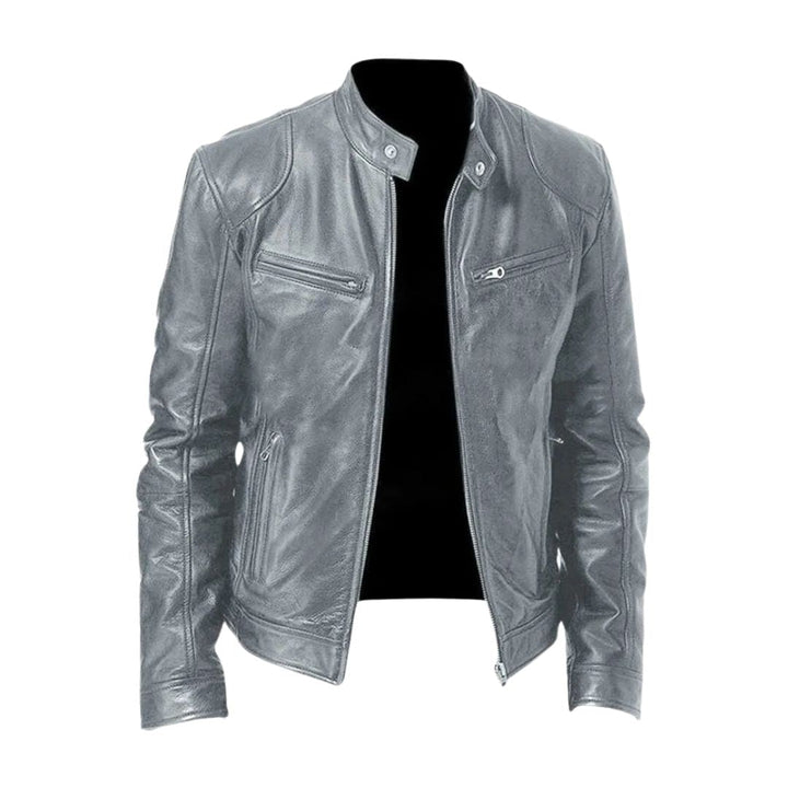Hugo | Veste en cuir décontractée