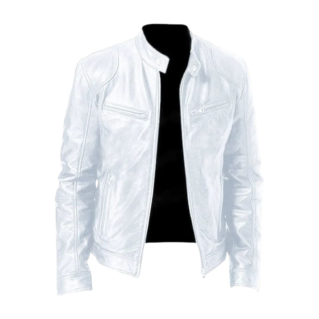 Hugo | Veste en cuir décontractée