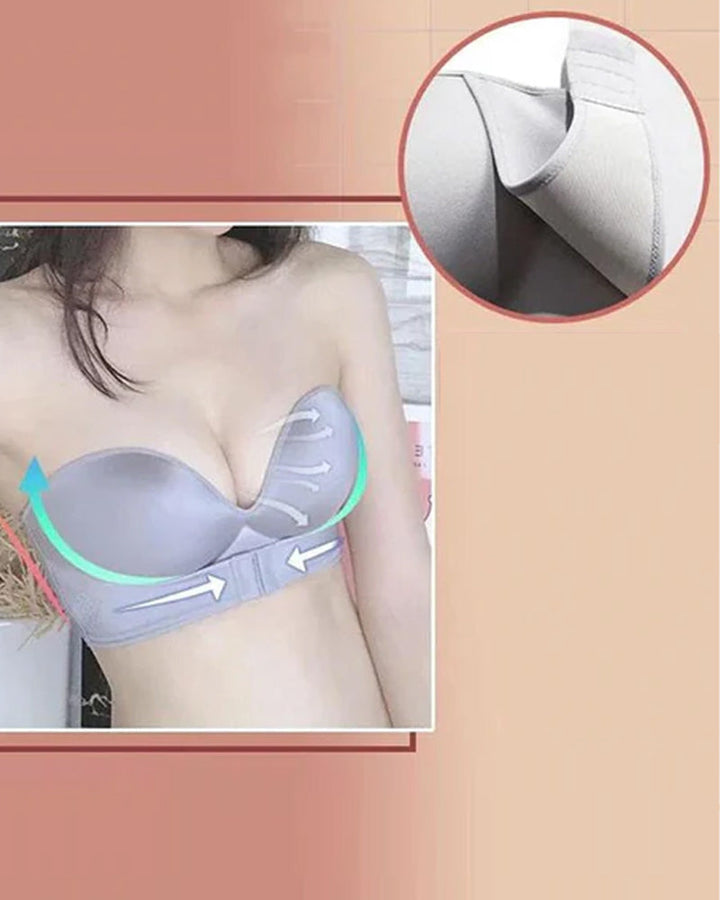 Soutien-gorge sans bretelles avec boucle sur le devant