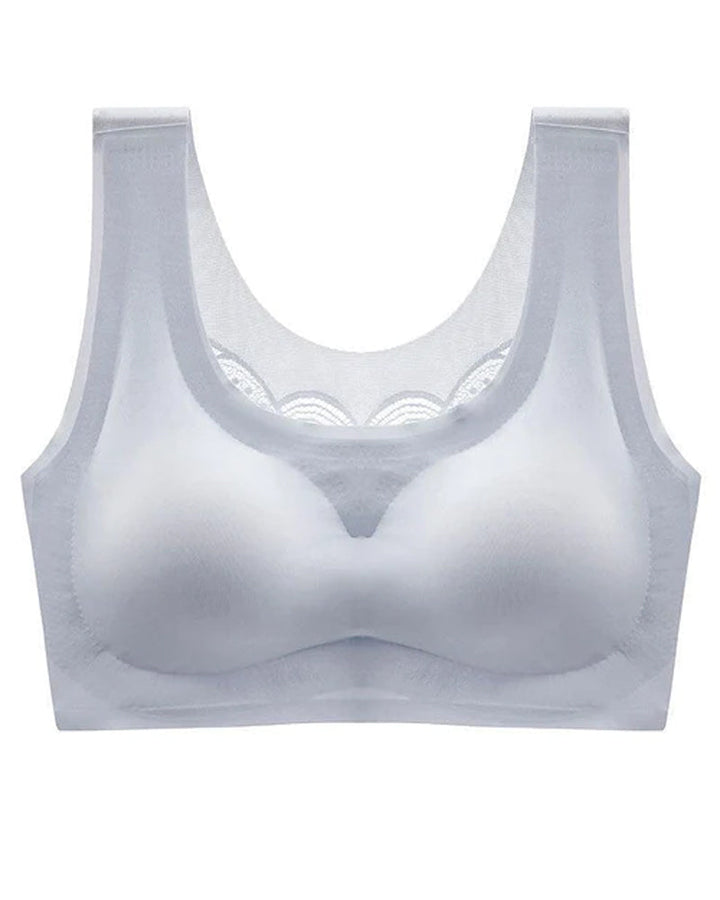 Soutien-gorge confort en soie de glace ultra-mince taille plus