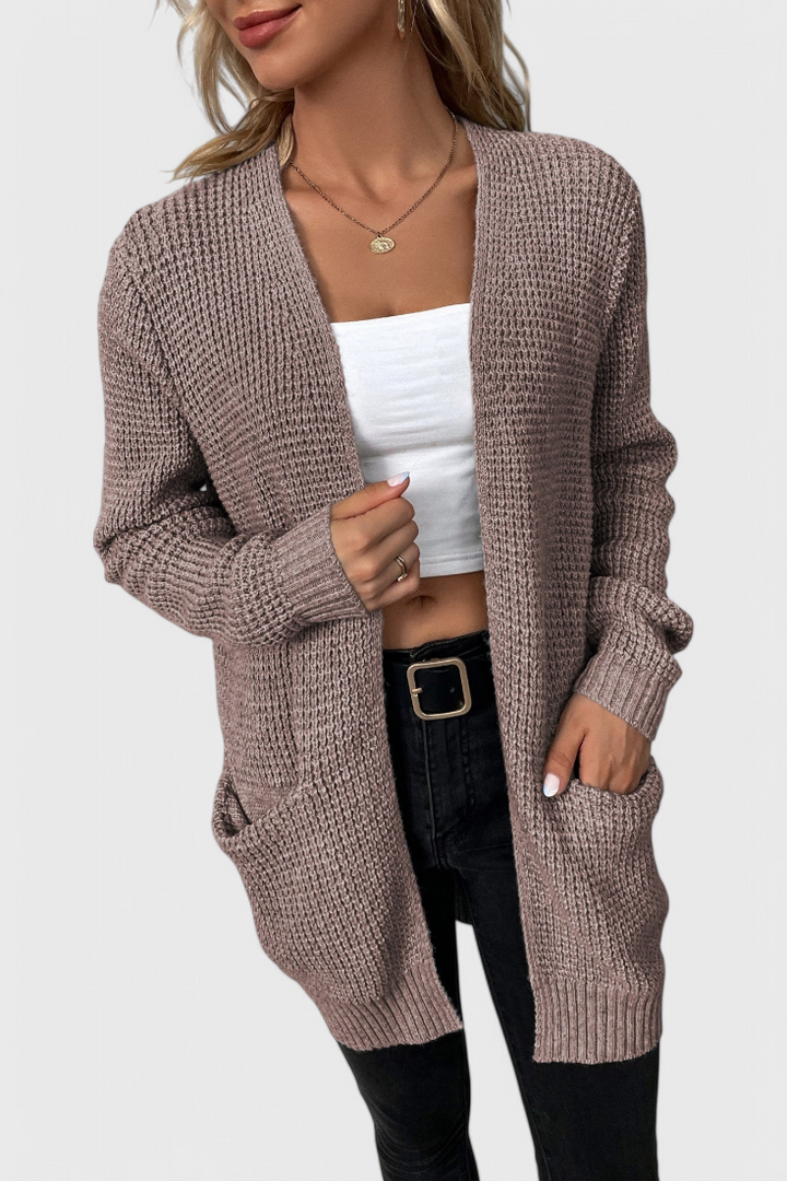 Inès | Cardigan Élégant de la Ligne Douce
