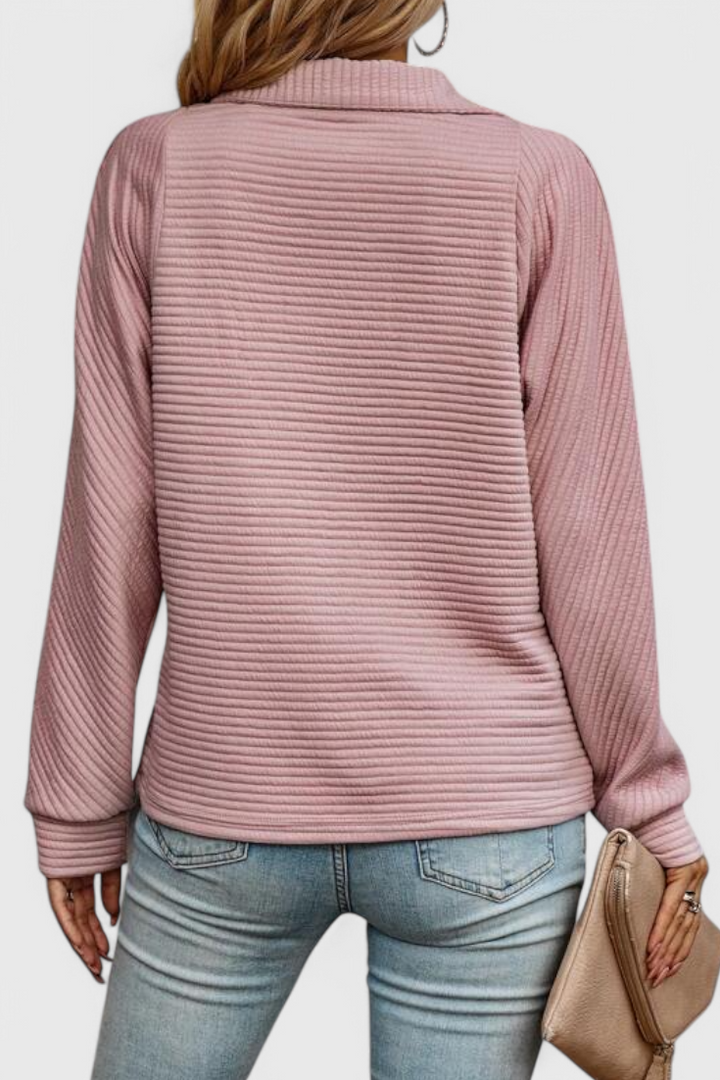 Juliette | Pull à Encolure V et Zip
