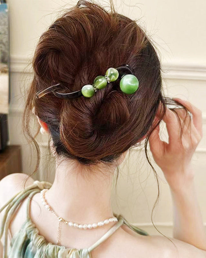 Barrette Élégante Pour Coiffures Vers L’Arrière