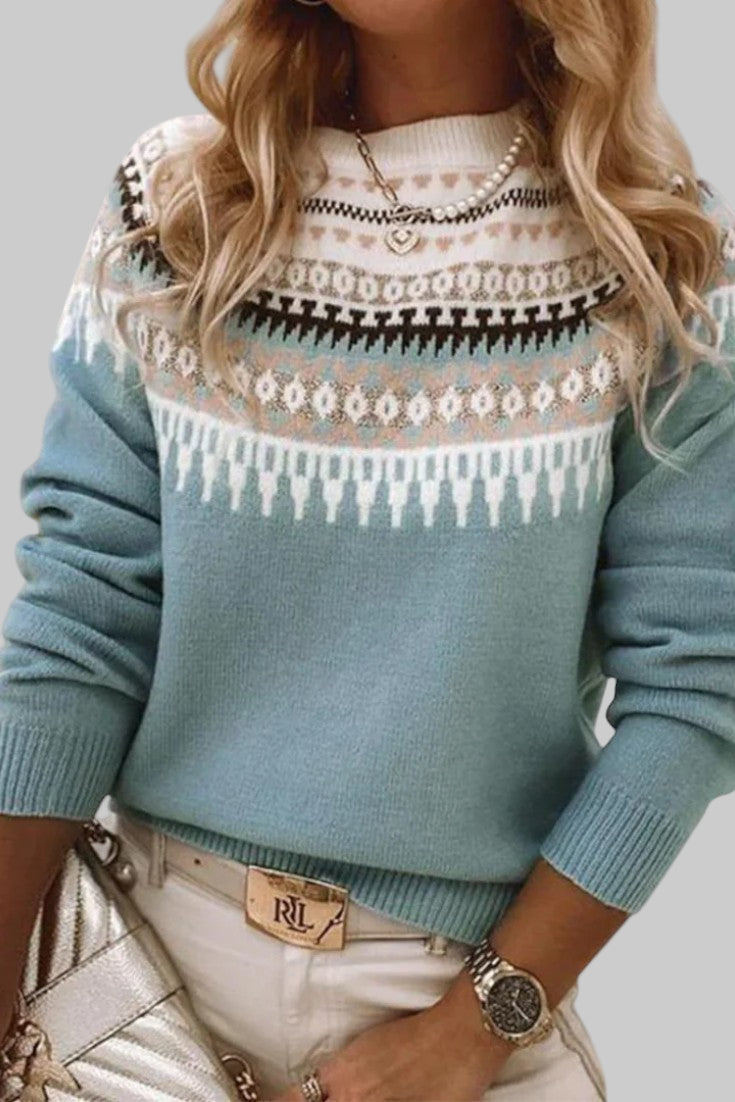 Léa | Pull Texturé Col Rond