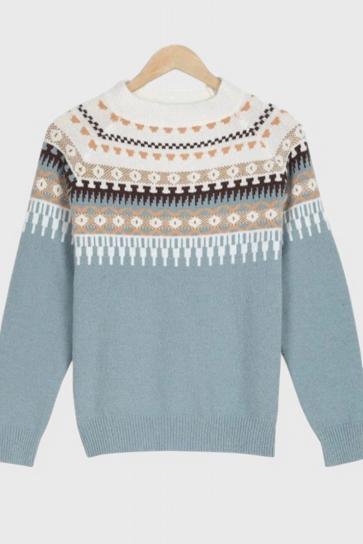 Léa | Pull Texturé Col Rond