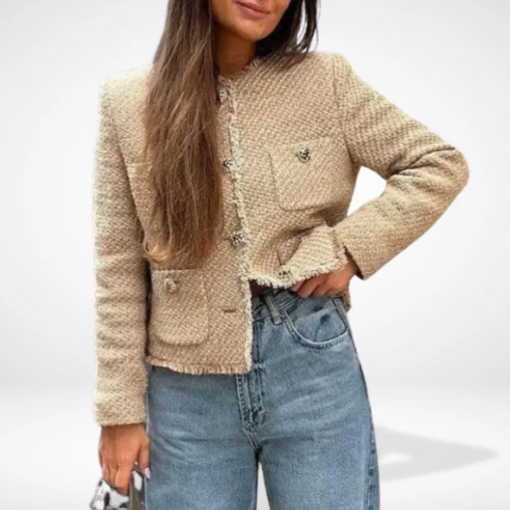 Ariane | Veste de mi-saison avec poches à rabat pour femme