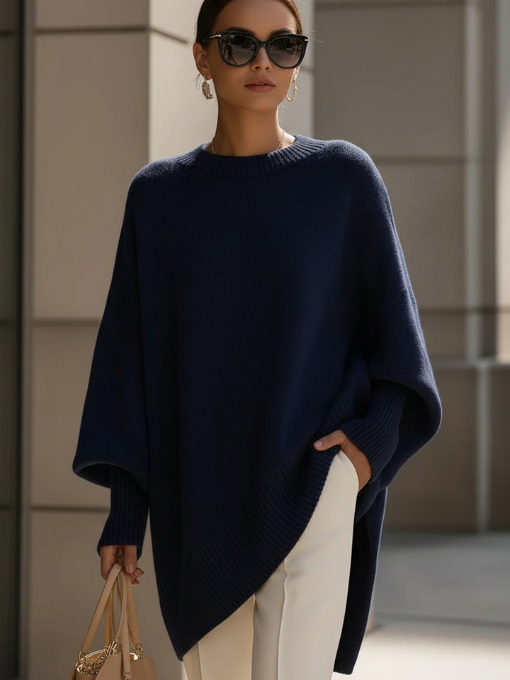 Alix | Pull Oversized en Coton et Acrylique Mélangés