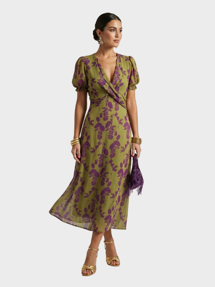 Chloé | Robe Midi Fleurie
