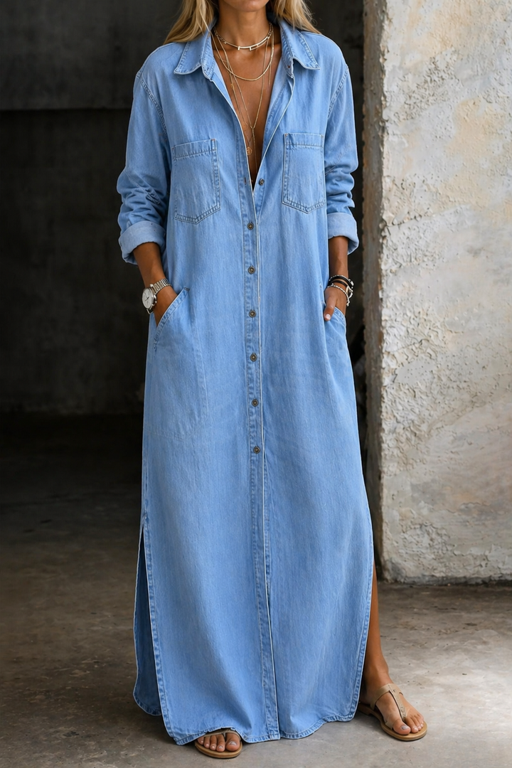 Léa | Robe Avec Boutons