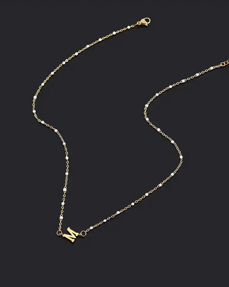 Collier exquis de 26 lettres