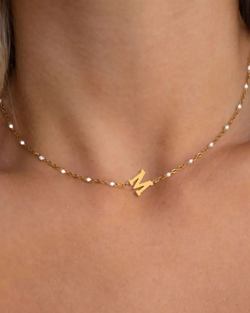 Collier exquis de 26 lettres