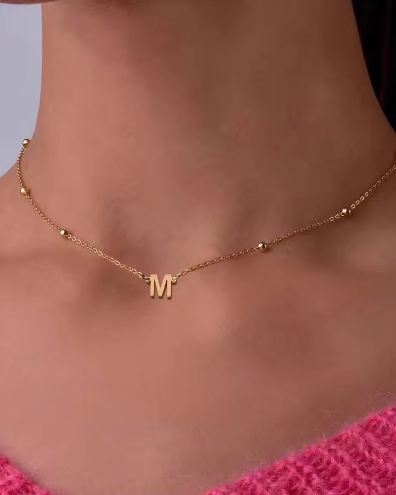 Collier exquis de 26 lettres