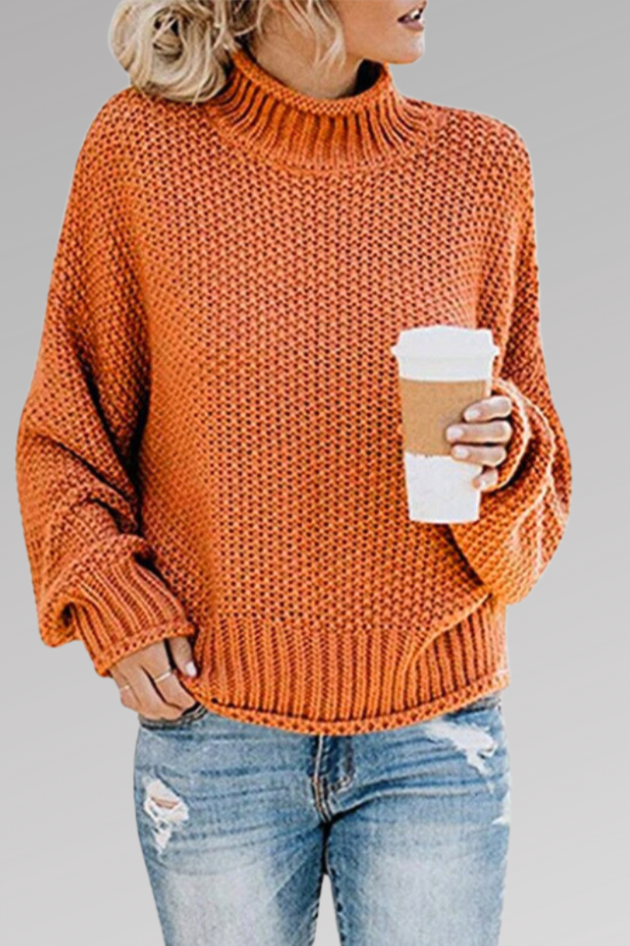 Capucine | Pull Tricot Épais à la Coupe Douce