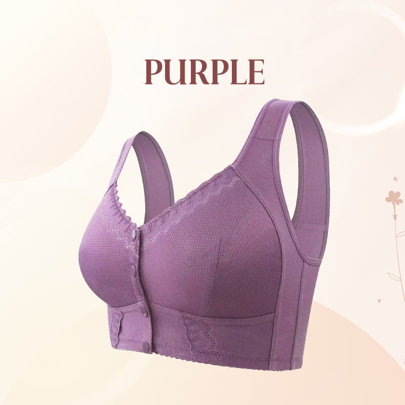 Fermeture avant Soutien-gorge respirant pour Seniors