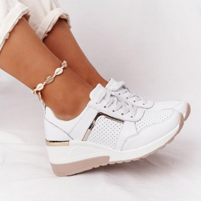 Manuela | Baskets confortables à semelles compensées pour femmes