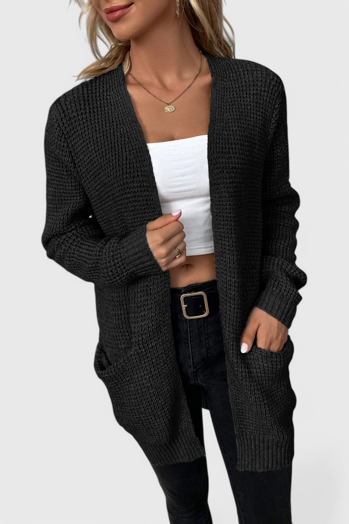 Inès | Cardigan Élégant de la Ligne Douce