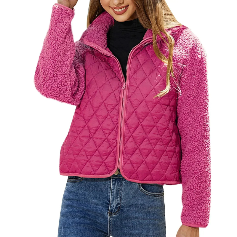 Louisa | Veste matelassée à manches longues chaudes pour femme