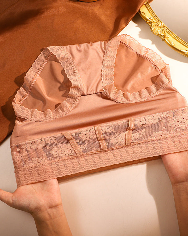 Culotte Taille Haute En Dentelle Pour Femmes