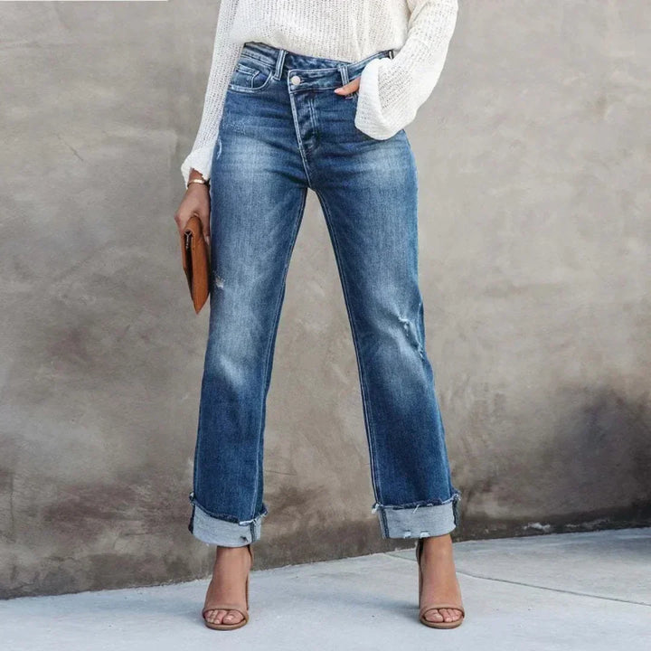 Katja | Jean droit classique pour femme