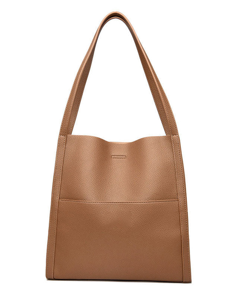 Sac à bandoulière simple de couleur unie