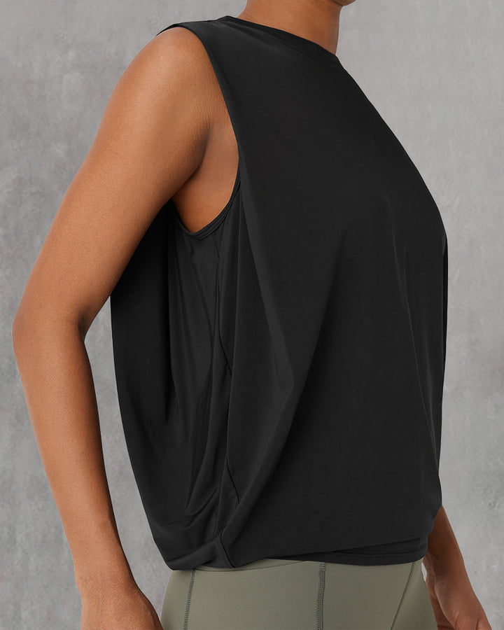 Gilet Sans Manches Col Rond Sport