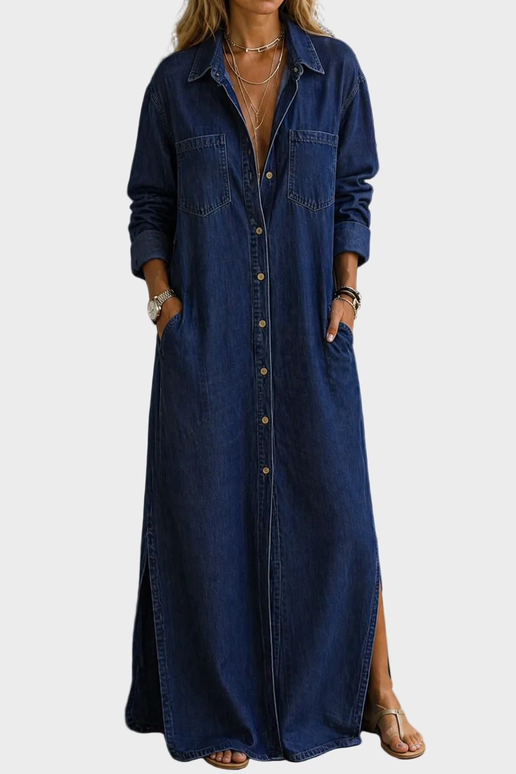 Léa | Robe Avec Boutons
