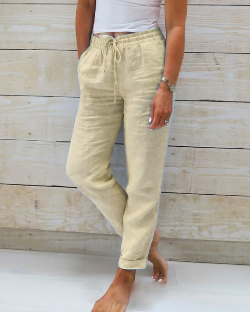 Pantalon Esteralda avec taille élastiqué