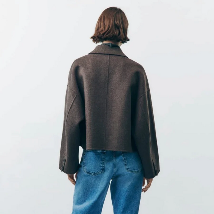 Catrin | Manteau boutonné oversize et chaud pour femme