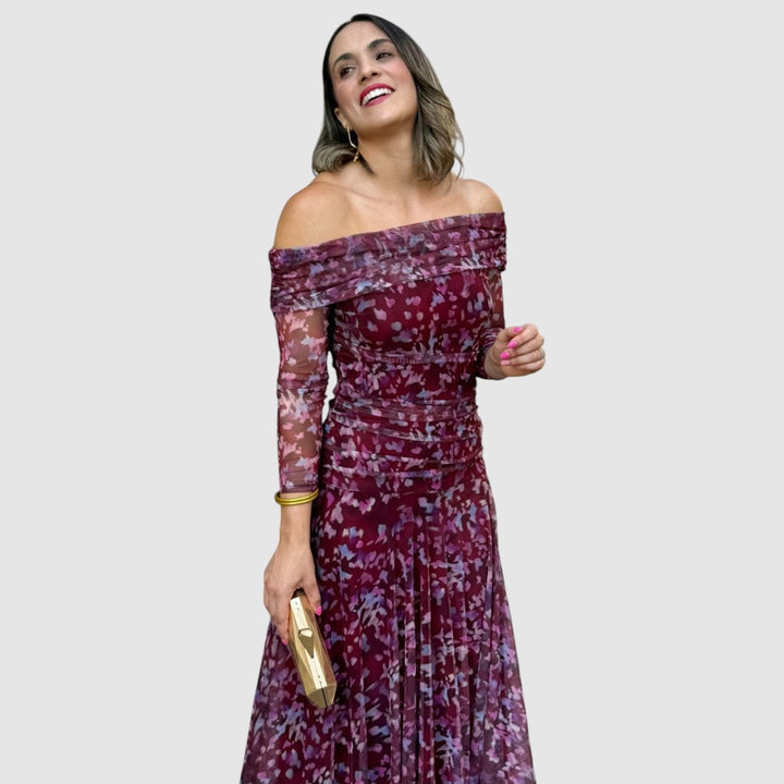 Chloé | Robe aux épaules dénudées