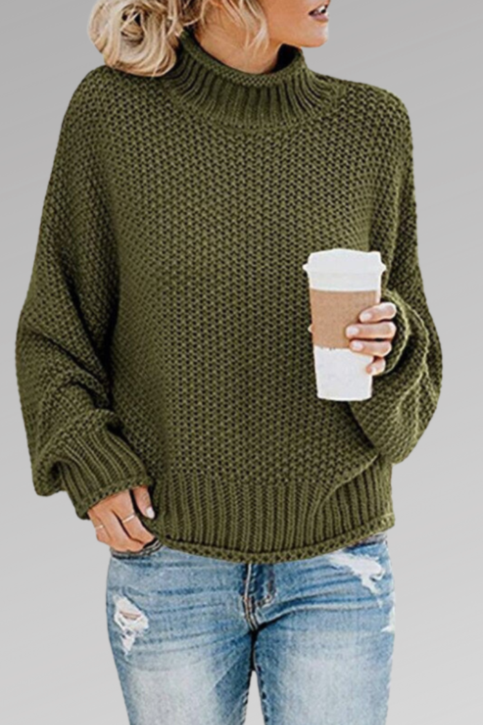 Capucine | Pull Tricot Épais à la Coupe Douce